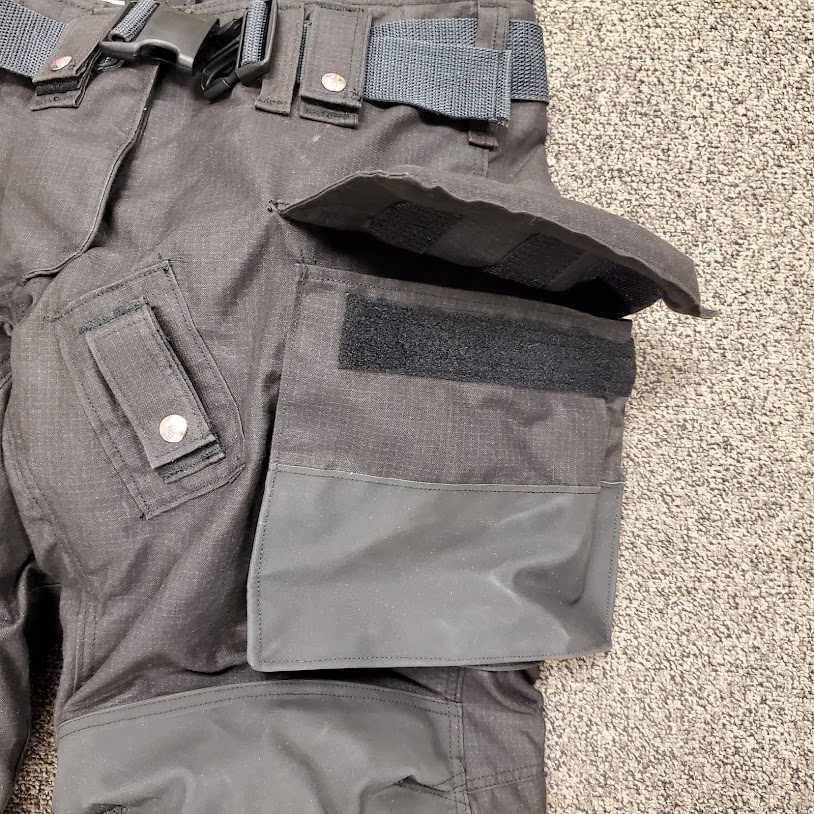 Bunker Gear Pant FXR Spec, Black PBI Gemini Outer Shell *Clearance